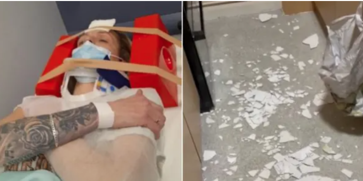 Woman in Clarion home